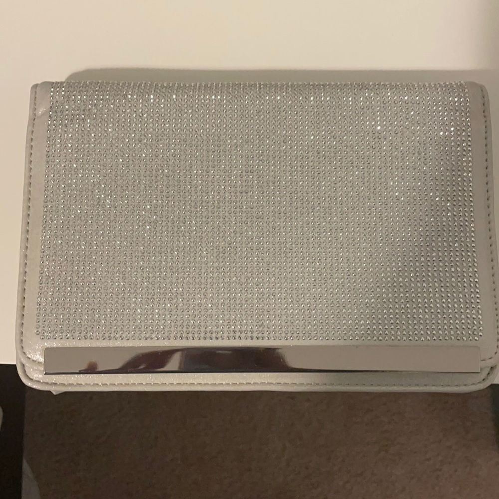 Aldos purse silver and gray
